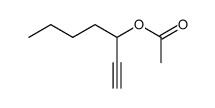 (+/-)-hept-1-yn-3-yl acetate结构式