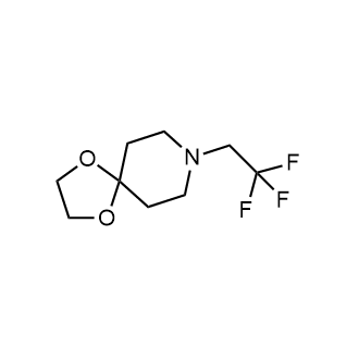 8-(2,2,2-Trifluoroethyl)-1,4-dioxa-8-azaspiro[4.5]Decane Structure