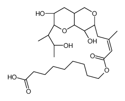 9-[(E)-4-[(2R,4aS,7S,8S,8aR)-3,8-dihydroxy-2-[(2S,3S)-3-hydroxybutan-2-yl]-2,3,4,4a,5,7,8,8a-octahydropyrano[3,2-c]pyran-7-yl]-3-methylbut-2-enoyl]oxynonanoic acid Structure