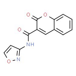 2H-1-Benzopyran-3-carboxamide,N-3-isoxazolyl-2-oxo-(9CI)结构式