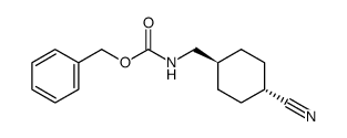 benzyl (((1r,4r)-4-cyanocyclohexyl)methyl)carbamate Structure