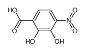 2,3-dihydroxy-4-nitrobenzoic acid Structure