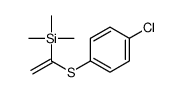 1-(4-chlorophenyl)sulfanylethenyl-trimethylsilane Structure