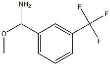 α-Methoxy-3-(trifluoromethyl)benzylamine结构式