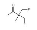 2-Butanone, 4-fluoro-3-(fluoromethyl)-3-methyl- (9CI) Structure