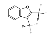 2,3-bis(trifluoromethyl)benzofuran Structure