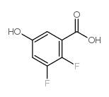 2,3-difluoro-5-hydroxybenzoic acid Structure