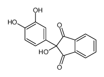 (Dihydroxy-3,4 phenyl)-2 hydroxy-2 indanedione-1,3 [French]结构式