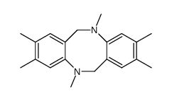 2,3,5,8,9,11-hexamethyl-5,6,11,12-tetrahydrodibenzo[b,f][1,5]diazocine结构式