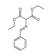 diethyl 2-(benzylideneamino)propanedioate Structure