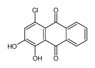 4-chloro-1,2-dihydroxyanthracene-9,10-dione结构式