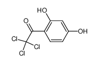 2,2,2-trichloro-1-(2,4-dihydroxy-phenyl)-ethanone结构式