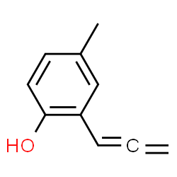 Phenol, 4-methyl-2-(1,2-propadienyl)- (9CI)结构式