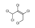 (E)-1,1,2,3,4-pentachlorobut-2-ene Structure