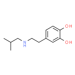 1,2-Benzenediol,4-[2-[(2-methylpropyl)amino]ethyl]-(9CI)结构式