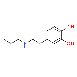 1,2-Benzenediol,4-[2-[(2-methylpropyl)amino]ethyl]-(9CI) structure