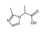 (9ci)-alpha,2-二甲基-1H-咪唑-1-乙酸结构式