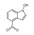 1-hydroxy-4-nitroindole结构式