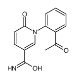 3-Pyridinecarboxamide,N-(2-acetylphenyl)-1,6-dihydro-6-oxo-(9CI) structure