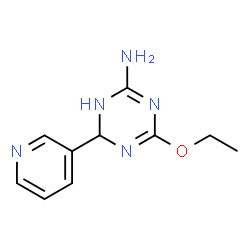 1,3,5-Triazin-2-amine,4-ethoxy-1,6-dihydro-6-(3-pyridinyl)-(9CI) structure