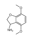 3-Benzofuranamine,2,3-dihydro-4,7-dimethoxy-(9CI) structure