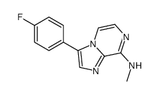 3-(4-fluorophenyl)-N-methylimidazo[1,2-a]pyrazin-8-amine Structure