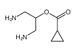 Cyclopropanecarboxylic acid, 2-amino-1-(aminomethyl)ethyl ester (9CI) structure