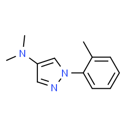Pyrazole, 4-(dimethylamino)-1-o-tolyl- (8CI) structure