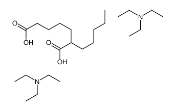 N,N-diethylethanamine,2-pentylheptanedioic acid结构式