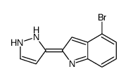 4-bromo-2-(1,2-dihydropyrazol-3-ylidene)indole Structure