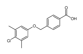 4-(4-CHLORO-3,5-DIMETHYL-PHENOXYMETHYL)-BENZOIC ACID structure