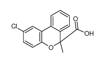 2-chloro-6-methylbenzo[c]chromene-6-carboxylic acid Structure