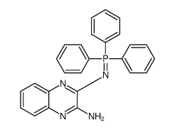 3-[(triphenyl-λ5-phosphanylidene)amino]quinoxalin-2-amine Structure