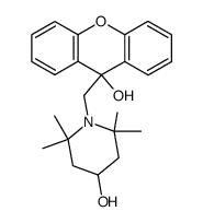 1-(9-Hydroxy-9-xanthenyl)methyl-2,2,6,6-tetramethyl-4-piperidol Structure