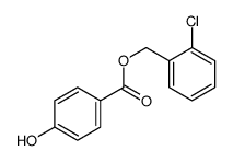 (2-chlorophenyl)methyl 4-hydroxybenzoate结构式