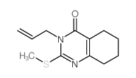 2-methylsulfanyl-3-prop-2-enyl-5,6,7,8-tetrahydroquinazolin-4-one Structure