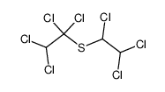 (1,1,2,2-tetrachloro-ethyl)-(1,2,2-trichloro-ethyl)-sulfide Structure