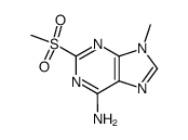 2-methanesulfonyl-9-methyl-9H-purin-6-ylamine Structure