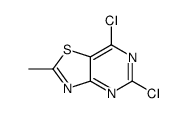 5,7-Dichloro-2-Methylthiazolo[4,5-d]pyrimidine结构式