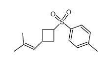 1-methyl-4-((3-(2-methylprop-1-en-1-yl)cyclobutyl)sulfonyl)benzene结构式