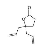 γ,γ-Diallyl-γ-butyrolactone结构式