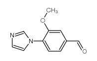 4-(1H-咪唑-1-基)-3-甲氧基苯甲醛图片