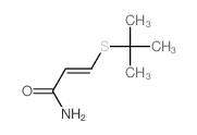 2-Propenamide,3-[(1,1-dimethylethyl)thio]-, (Z)- (9CI)结构式
