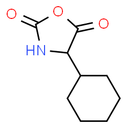 2,5-Oxazolidinedione,4-cyclohexyl- Structure