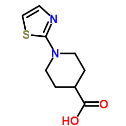 1-(1,3-THIAZOL-2-YL)PIPERIDINE-4-CARBOXYLIC ACID结构式