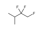 1,2,2-trifluoro-3-methylbutane Structure