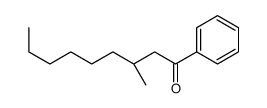 (3R)-3-methyl-1-phenylnonan-1-one结构式