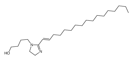 4-(2-heptadec-1-enyl-4,5-dihydroimidazol-1-yl)butan-1-ol Structure