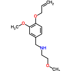 N-(4-(ALLYLOXY)-3-METHOXYBENZYL)-2-METHOXYETHANAMINE Structure