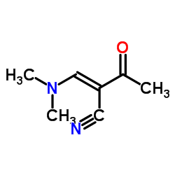2-[1-二甲基氨基-(e)-亚甲基]-3-氧代丁腈结构式